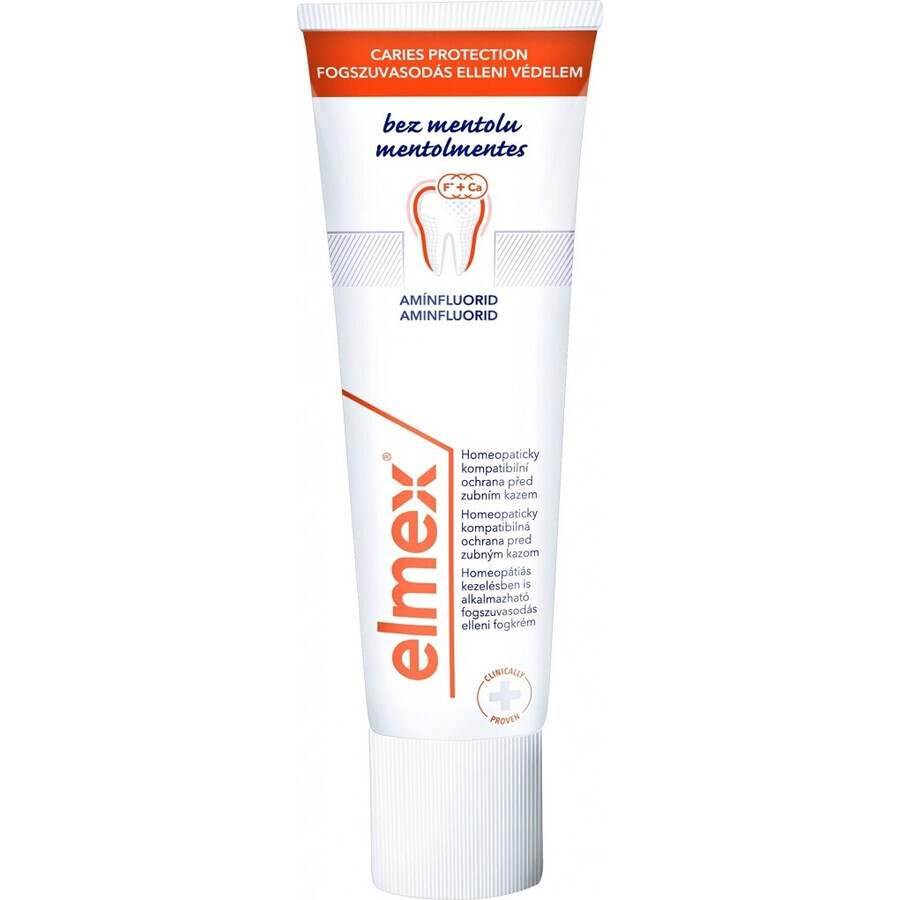 ELMEX MENTHOL-FREE TOOTH PASTE 1×75 ml, menthol-free