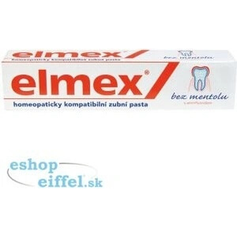 ELMEX MENTHOL-FREE TOOTH PASTE 1×75 ml, menthol-free