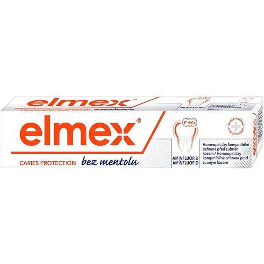 ELMEX MENTHOL-FREE TOOTH PASTE 1×75 ml, menthol-free