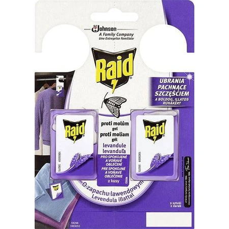 Raid gel against lavender moths 1×2 pcs lavender, against moths