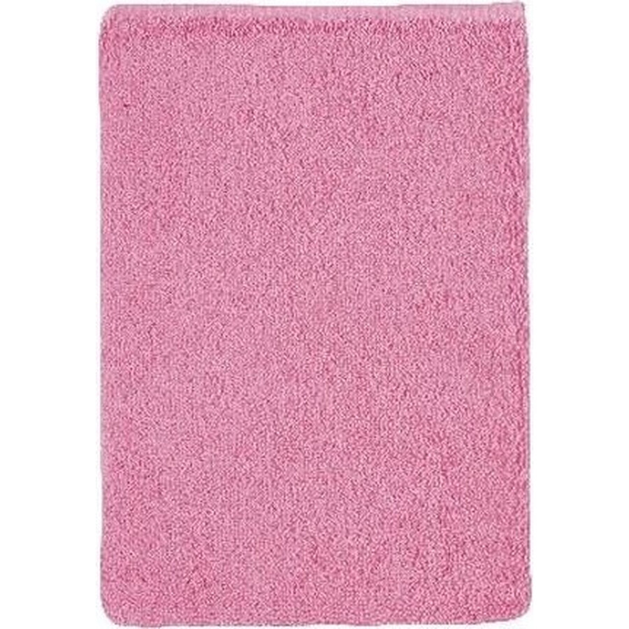 Gant de toilette en éponge rose 1×1 pc, gant de toilette