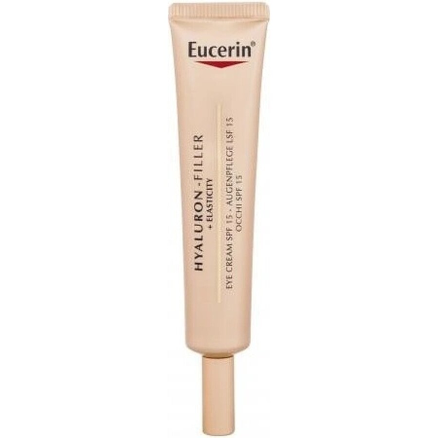 Eucerin HYALURON-FILLER+ELASTICITY Eye Cream 1×15 ml, SPF 15