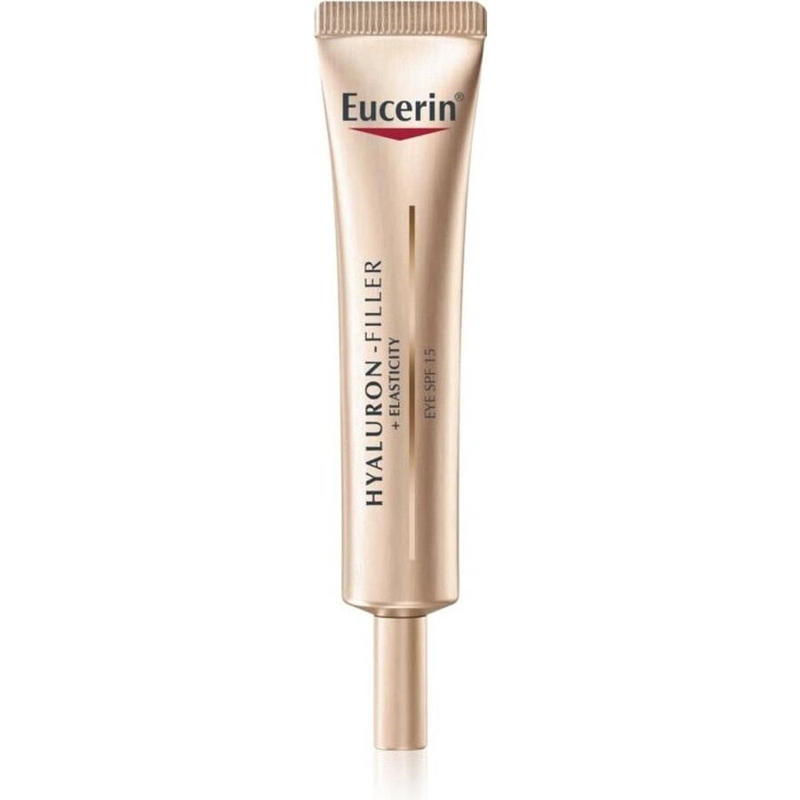 Eucerin HYALURON-FILLER+ELASTICITY Eye Cream 1×15 ml, SPF 15