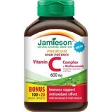 Jamieson Vitamine C PREMIUM met bioflavonoïden 600mg 1×120 tbl