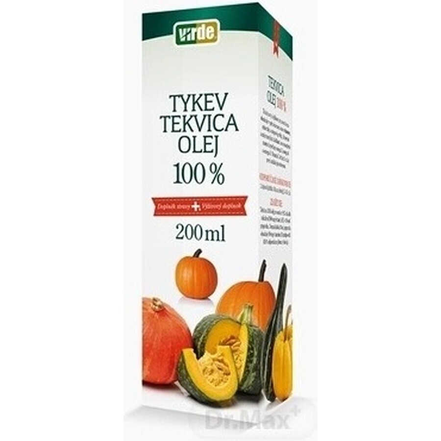 VIRDE Dovleac 100% ulei 1×200 ml, supliment alimentar