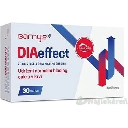 Barny's DIAeffect 1×30 cps, food supplement