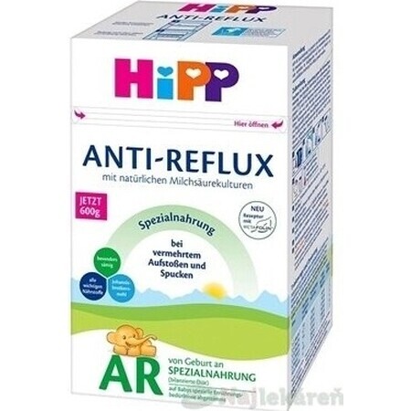 HiPP ANTI-REFLUX AR 1×600 g, formula for infants from birth