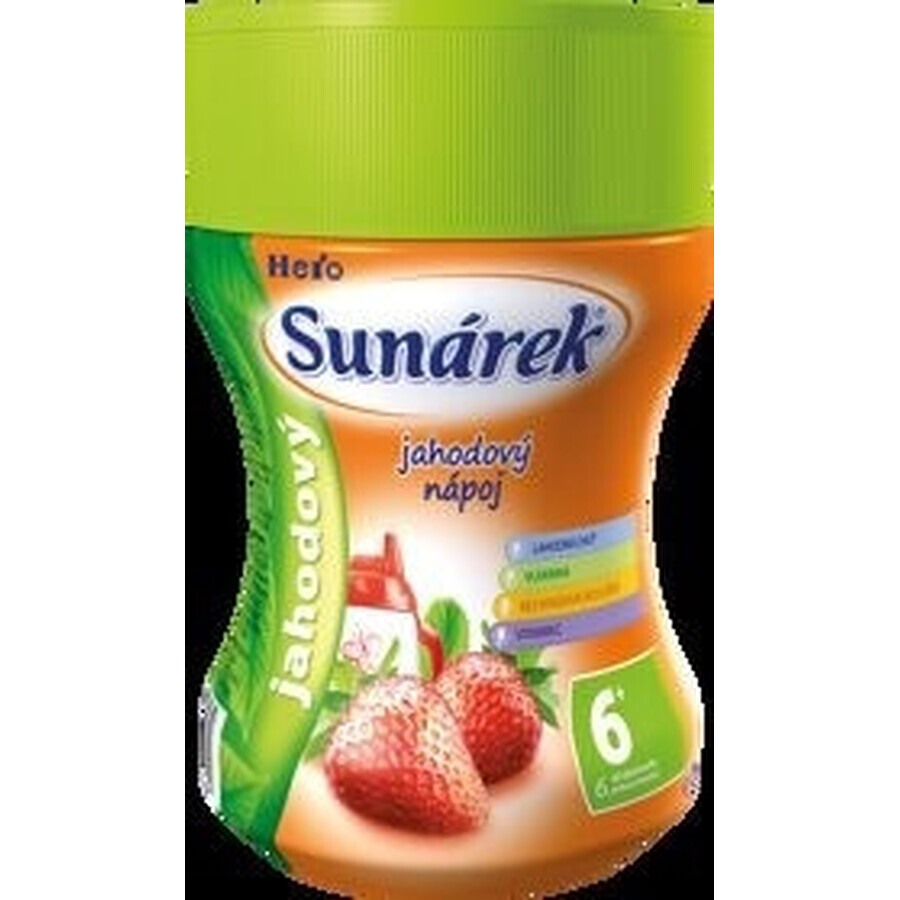 Sunar Oplosbare drank Aardbei 1×200 g