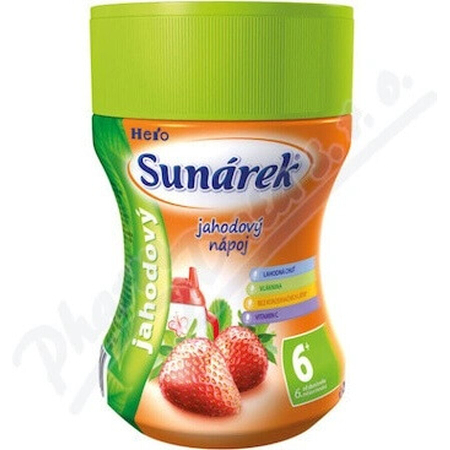 Sunar Oplosbare drank Aardbei 1×200 g