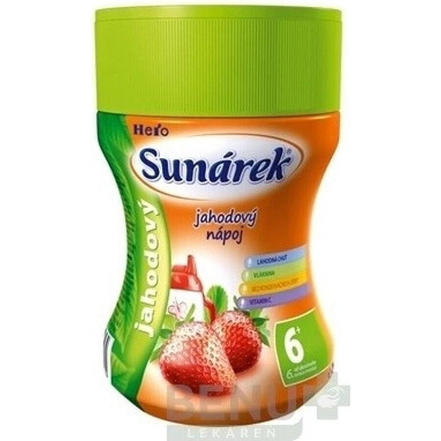 Sunar Oplosbare drank Aardbei 1×200 g