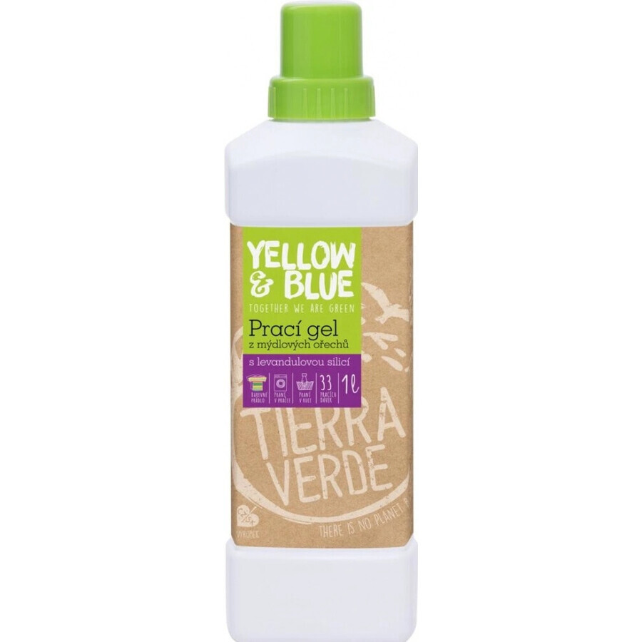 Tierra Verde Laundry Gel Lavender Lavender 1×1000 ml, laundry gel