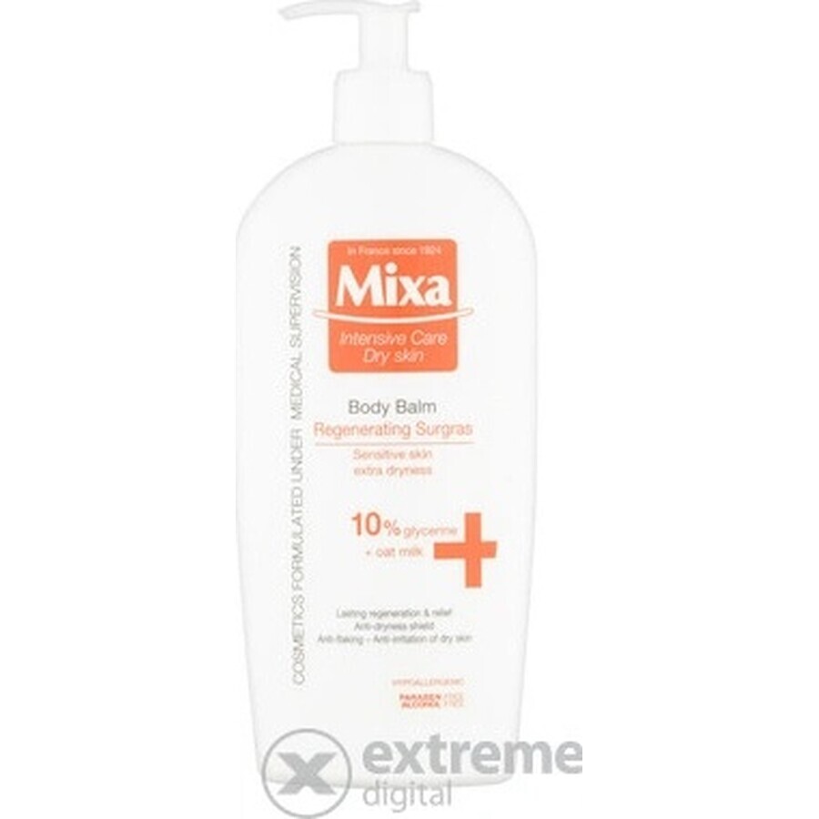 Mixa Baume surgras régénérant pour le corps 1×400 ml, lait régénérant pour le corps