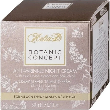 Helia_D Botanic Concept Anti-Falten-Nachtcreme 1×50 ml, Anti-Falten-Nachtcreme