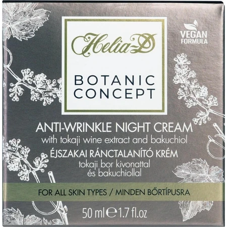Helia_D Botanic Concept Anti-Falten-Nachtcreme 1×50 ml, Anti-Falten-Nachtcreme