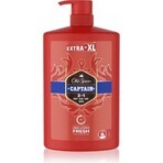 Old Spice SG 1l Captain 1×1000ml Captain 1l, shampooing et gel douche pour hommes