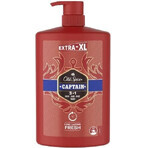 Old Spice SG 1l Captain 1×1000ml Captain 1l, shampooing et gel douche pour hommes