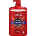 Old Spice SG 1l Captain 1×1000ml Captain 1l, shampooing et gel douche pour hommes