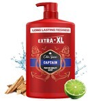 Old Spice SG 1l Captain 1×1000ml Captain 1l, shampooing et gel douche pour hommes