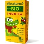 Allnature Bio Kindertee Immunität 20×1,5 g, Kindertee