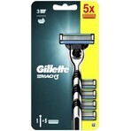 GILLETTE MACH3 SHAVER + 5NH Set 1×1, shaver + 5 replacement heads