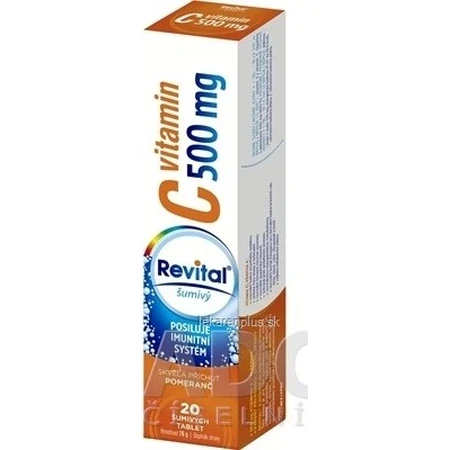 Revital Vitamin C 500 mg Brause 1×20 tbl, Orangengeschmack