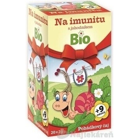 APOTHEKE TALK Für Immunität mit Erdbeeren Bio 20×1,5 g, Kräutertee, ab Ende des 9.