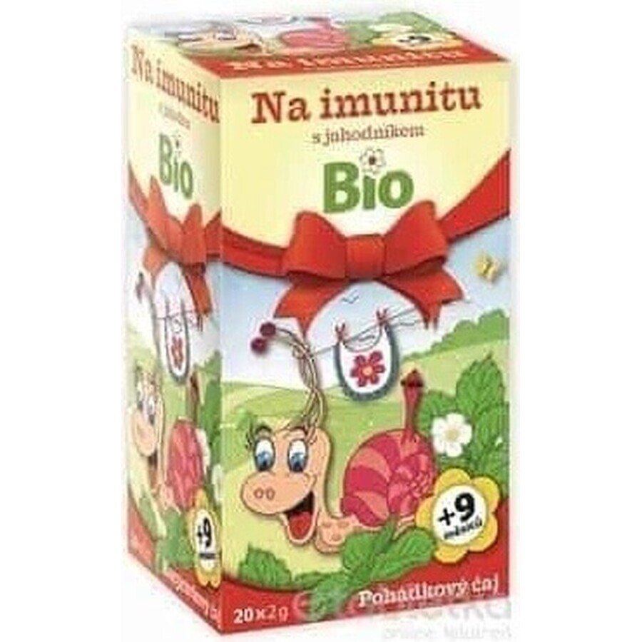 APOTHEKE TALK Für Immunität mit Erdbeeren Bio 20×1,5 g, Kräutertee, ab Ende des 9.