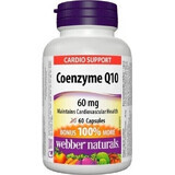 WEBBER NATURALS Coenzyme Q10 60 mg 1×60 cps, food supplement