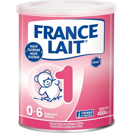 Francia Lait 1 leche maternizada 0-6 meses 1×400 g, leche maternizada, desde el nacimiento