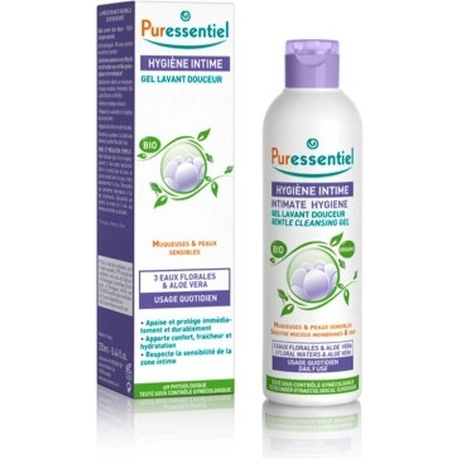 PURESSENTIEL ORGANIC Gel pentru igienă intimă 1×250 ml, gel pentru igienă intimă