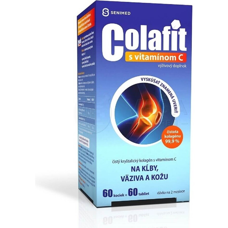 COLAFIT con vitamina C 1×1 set, cubos 60 uds + tbl 60 uds