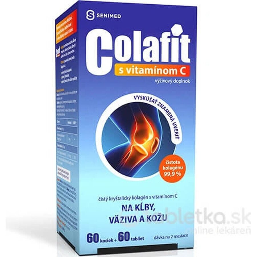 COLAFIT con vitamina C 1×1 set, cubos 60 uds + tbl 60 uds