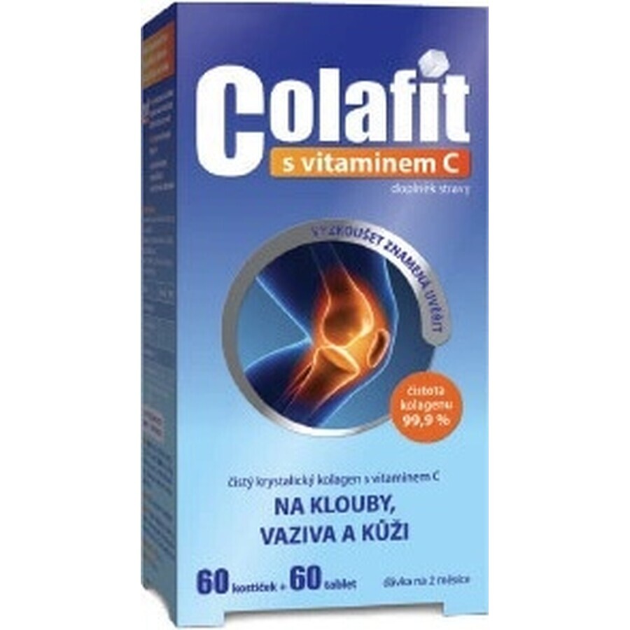 COLAFIT con vitamina C 1×1 set, cubos 60 uds + tbl 60 uds