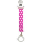 CHICCO Fopspeen Clip Fashion Girl 1×1 stuk, voor de meeste fopspenen