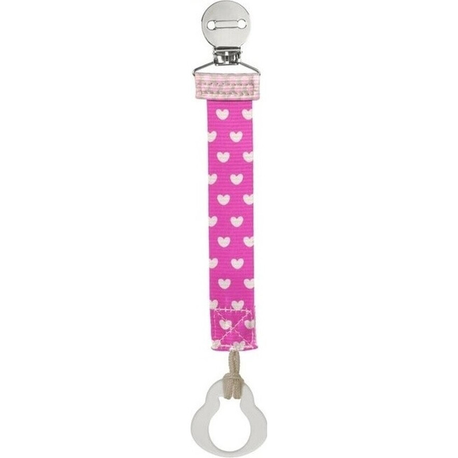 CHICCO Fopspeen Clip Fashion Girl 1×1 stuk, voor de meeste fopspenen