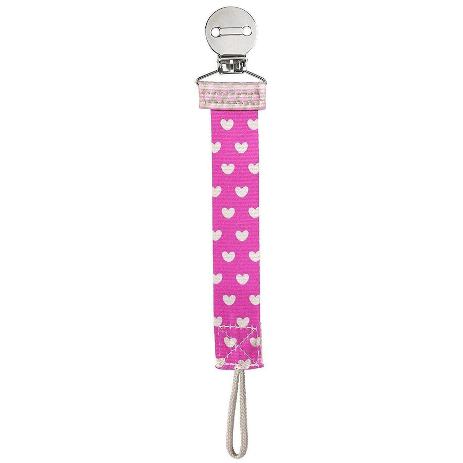 CHICCO Fopspeen Clip Fashion Girl 1×1 stuk, voor de meeste fopspenen