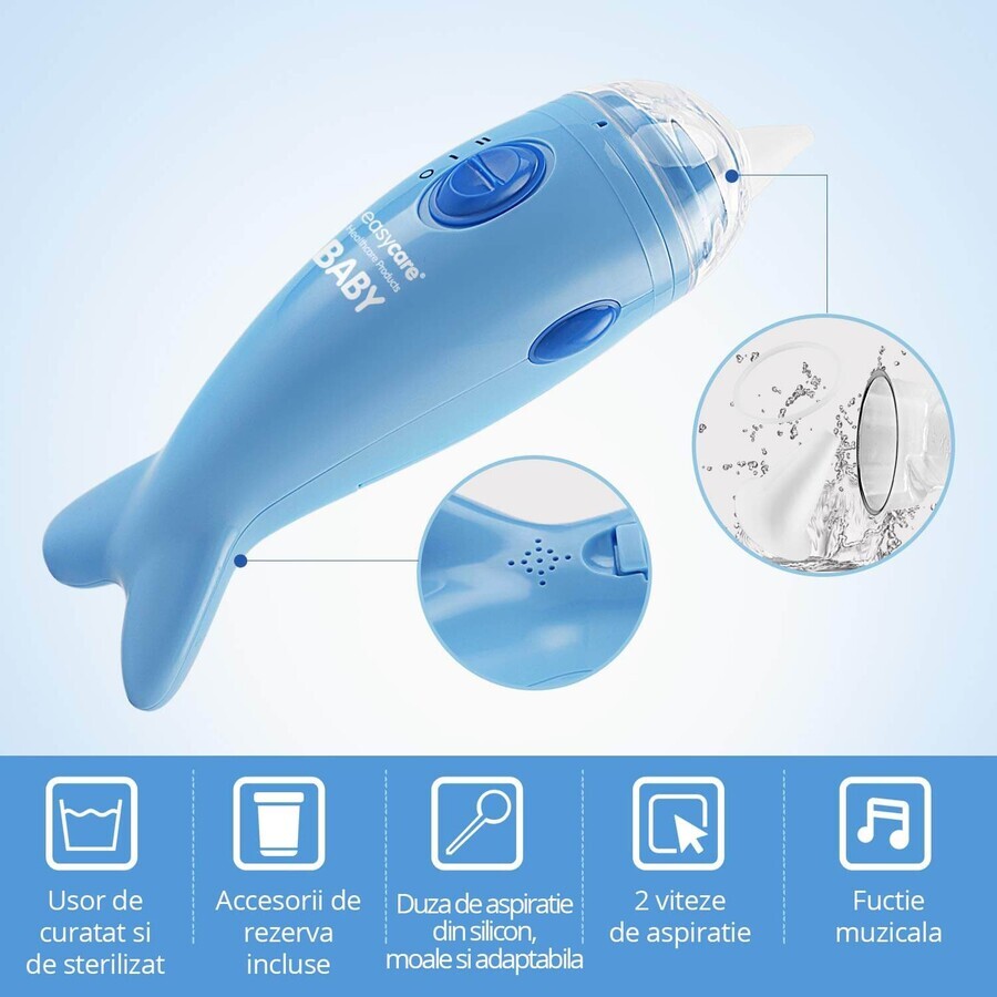 Aspirator nazal electric cu 2 viteze si melodii, Easy Care