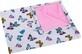 Kinderdecke B&#193;RA 5284/422 75x100 rosa/daisies 1&#215;1 St., Babydecke