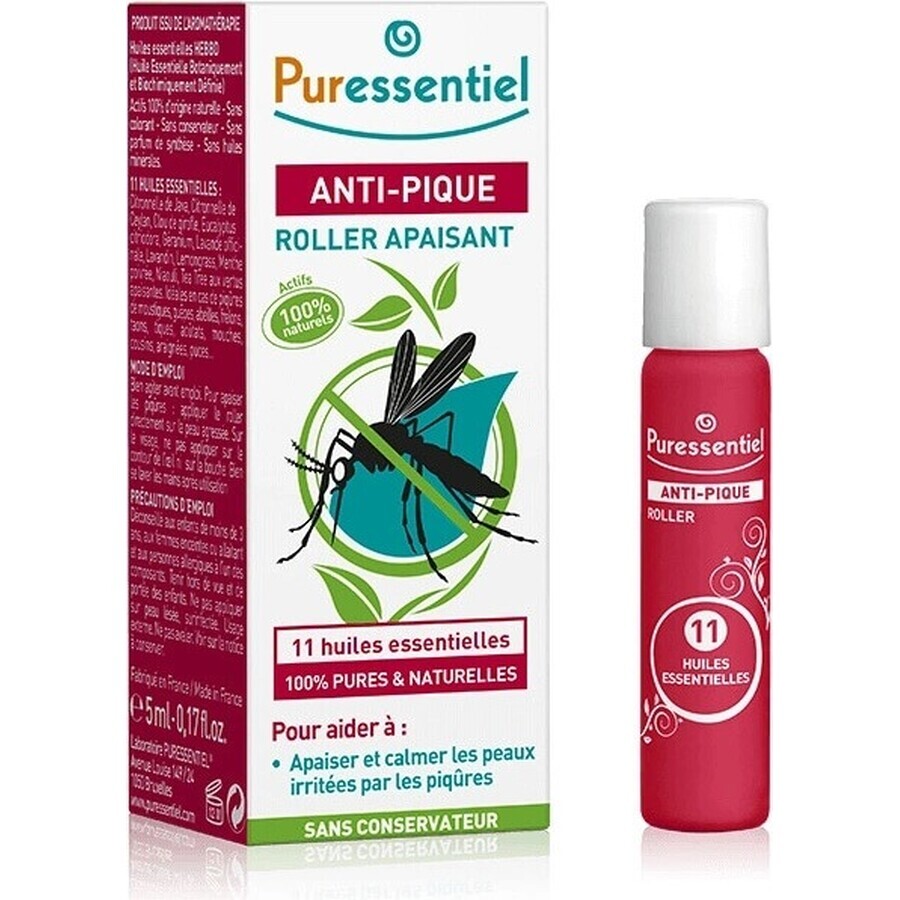 PURESSENTIEL Insect Sting Roller 1×5 ml, pentru înțepături de insecte