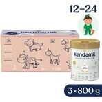 Kendamil Premium 3 HMO+, Kreativ-Geschenkpackung 3×800 g, Milch für Kleinkinder