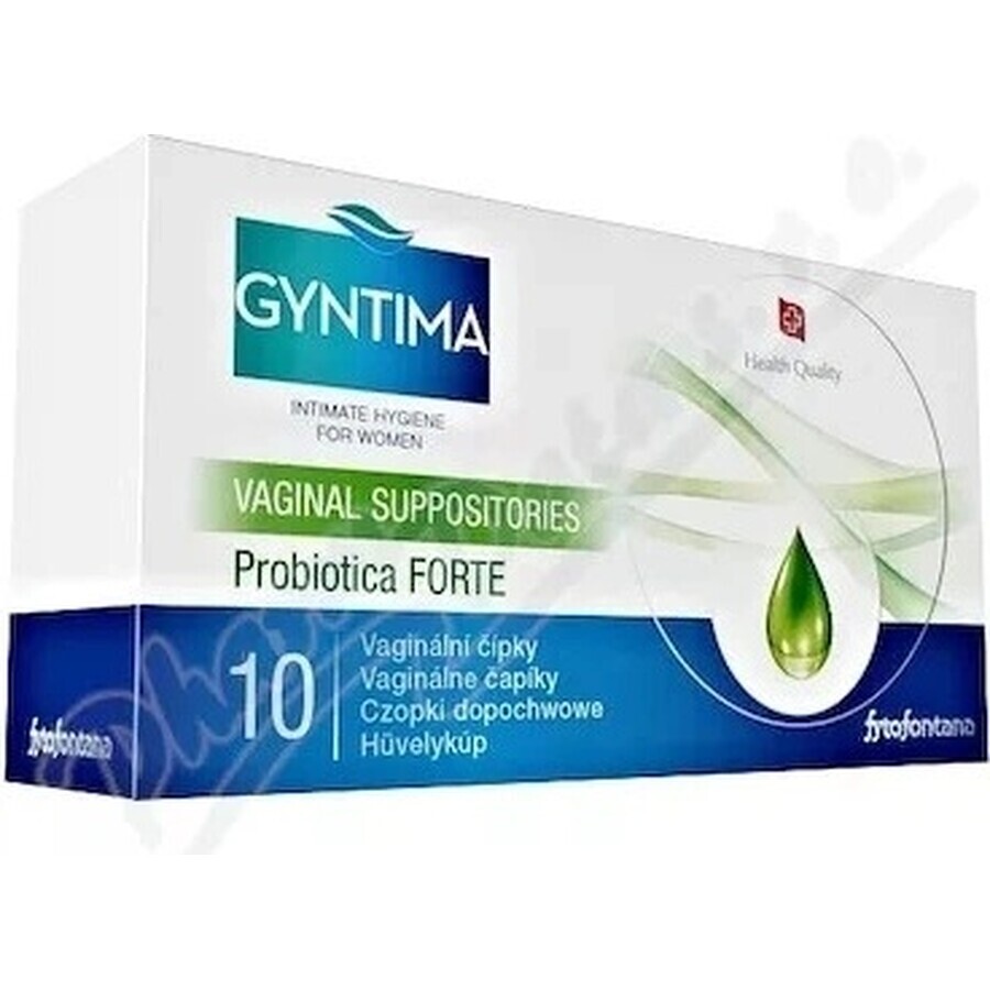 Phytofontana GYNTIMA Probiotica 1×10 pcs, suppositoires vaginaux