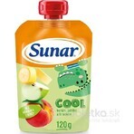 Sunar COOL Fruit Peach, Banana, Apple 1×120 g, Peach, Banana, Apple, 12m+