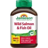 Jamieson WILD SALMON OIL 180+20CPS 1×200 cps, 180+20 cps vrij