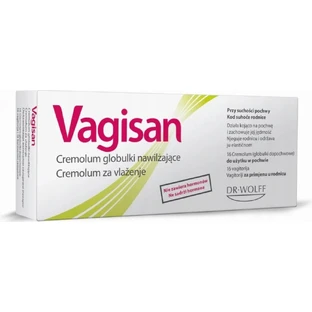Vagisan HydroCream Cremolum 16 pcs, vaginal suppositories