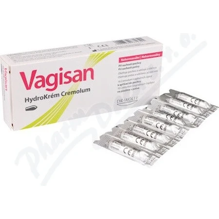 Vagisan HydroCream Cremolum 16 pcs, vaginal suppositories