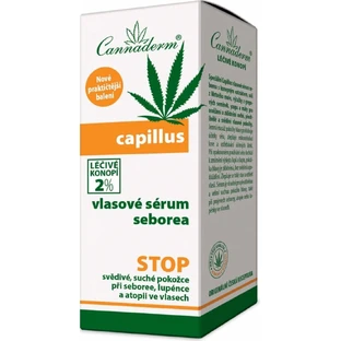 Cannaderm CAPILLUS sérum capillaire séborrhée 1×40 ml, apaise le cuir chevelu