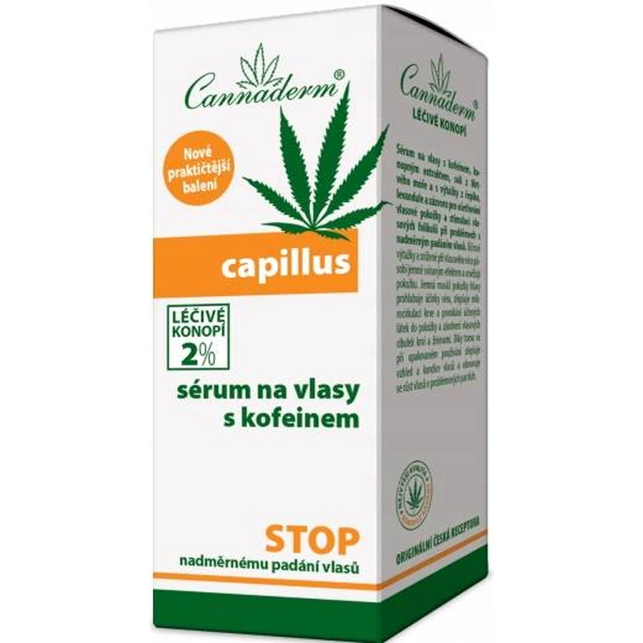 Cannaderm CAPILLUS sérum capillaire séborrhée 1×40 ml, apaise le cuir chevelu
