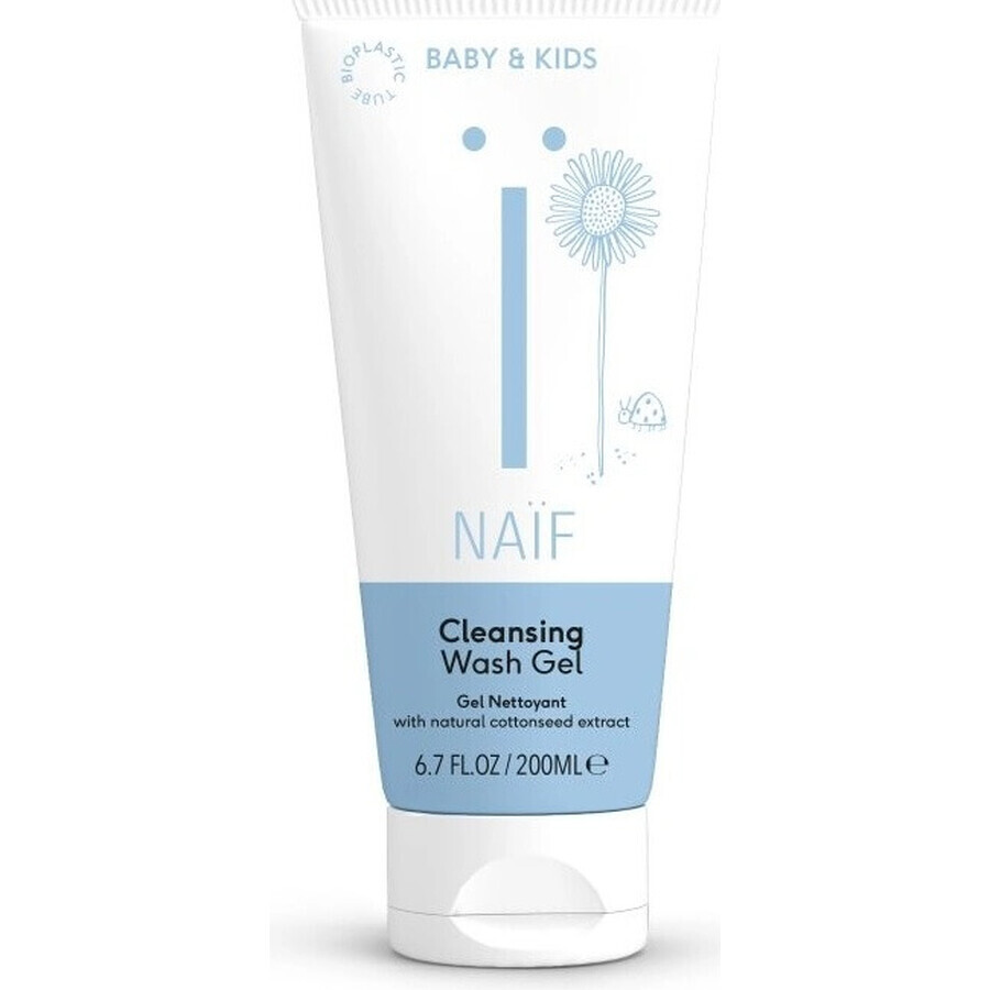 NAÏF Reinigings- en Wasgel voor Kinderen en Baby's 1×200 ml, reinigings- en wasgel