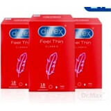 DUREX Feel Thin Extra Lubricated Packung 1×54 Stück, Kondome