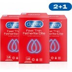 DUREX Feel Thin Extra Lubricated Packung 1×54 Stück, Kondome